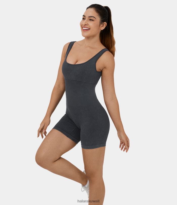 ملابس رياضية شريط السخام TDP4N2106 نحيف Halara بذلة تدريب مخططة مغسولة بدون أكمام ورقبة على شكل حرف U بدون أكمام ملابس رياضية شريط السخام TDP4N2106 نحيف Halara بذلة تدريب مخططة مغسولة بدون أكمام ورقبة على شكل حرف U بدون أكمام